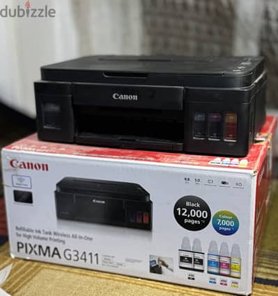 للبيع طابعة Canon PIXMA G3411 وايرلس