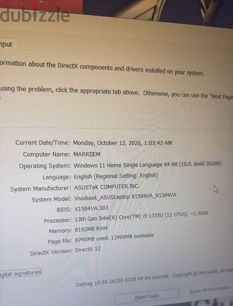 Asus vivobook laptop 1