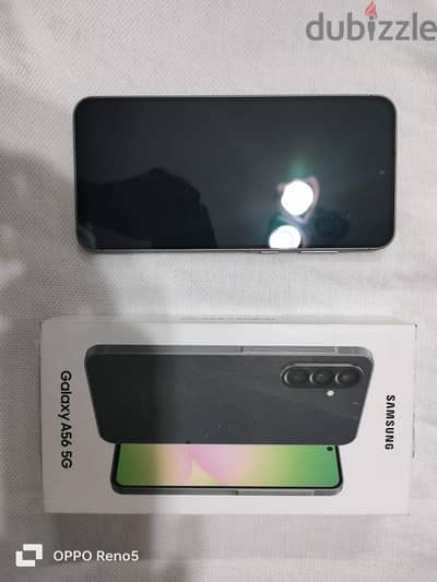 سامسونج ايه 56 12ram بالضمان وجراب هديه بالكارتونه