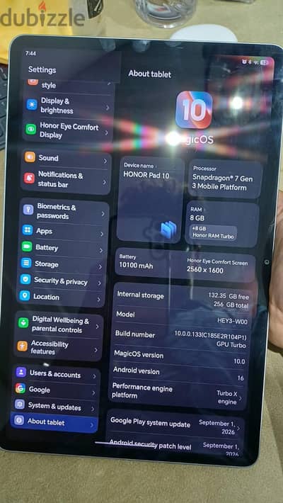 honor pad 10