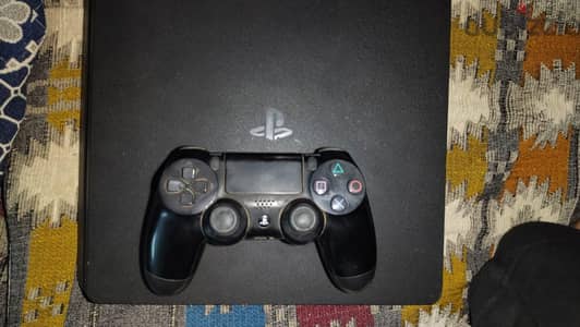 ps4 slim 1 tb & 4 cd games