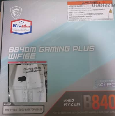 Motherboard B840m gaming plus wifi6e