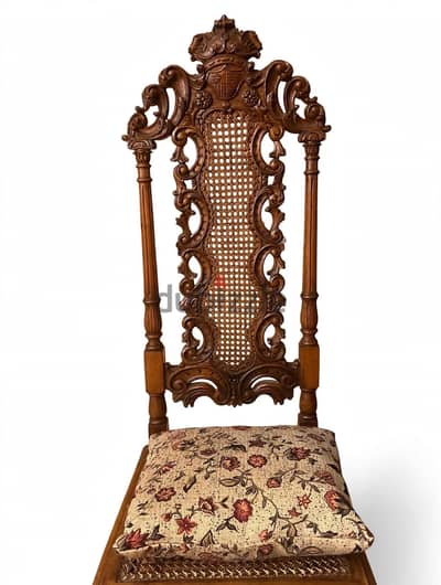 Baroque throne chair: