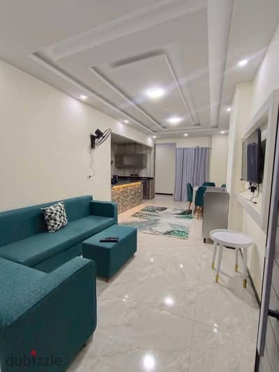 Furnished 2-bedroom apartment with a living room for long-term rent Hurghada, Al-Kawthar (opposite Al-Masry Hospital)