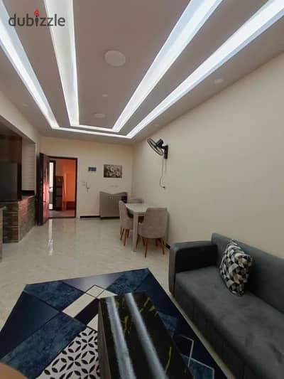 Furnished two-bedroom apartments with a living room available for long-term rent in Hurghada (Al-Kawthar district), opposite Al-Masry Hospital.