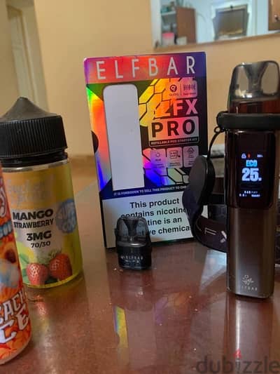 Elfx pro / elfbar vape device dual mesh coil