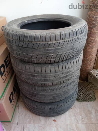 اطارات مستعملة بحالة جيدة