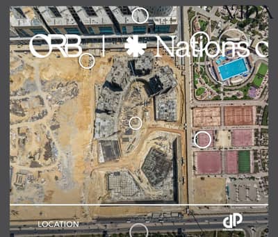 لونش جديد في ORB من تطوير NATIONS OF SKY | شقة 100 متر متشطبة بالكامل بمقدم 5% فقط