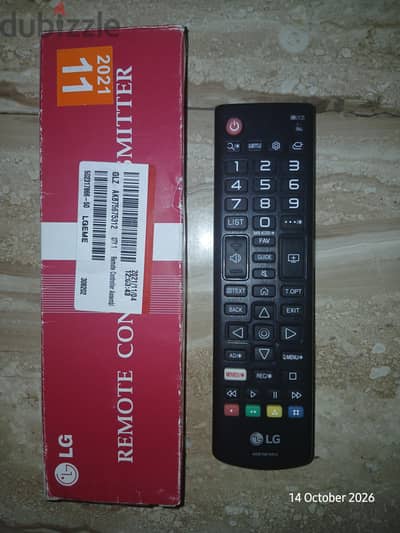 Original LG TV remote Model : AKB75675312