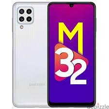 Samsung m32 128g ram6+6 حالة فابريكة كسر كسر زيروووو مش مفتوح
