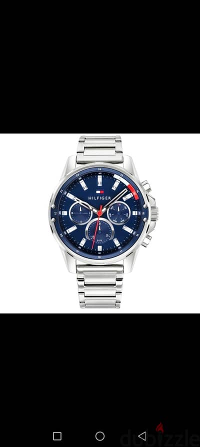 ساعة Tommy Hilfiger رجالي جديدة بالعلبة والفاتورة ⌚