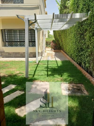 Furnished Model B villa for rent in Rehab City, first occupancy, prime location near all services, premium finishing, and an unbeatable price.