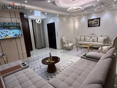 Furnished apartment for rent, ultra super lux, most famous, for long or short terms, first neighborhood, eighth district, fourth floor with elevator