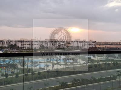 with old price apartment 100m for sale in compound privado madinaty direct view on the club with garage unit