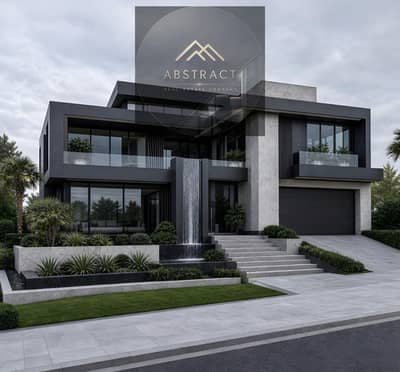 Independent villa, immediate delivery, 717m², with easy installment plans directly on the Suez road.