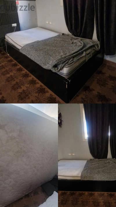 1 bed  and 2 matress