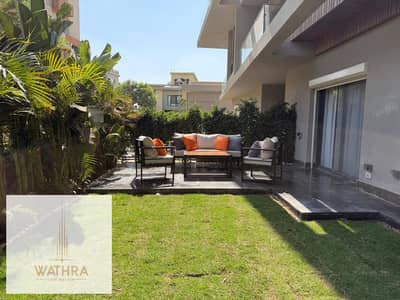 Luxury Furnished Garden Apartment for Rent or Sale | V Residence, Villette – New Cairo