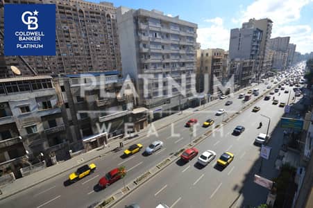 تشطيب سوبر لوكس  فيو مفتوح  كامل العدادات شقة للايجار 185م ,سيدي جابر (ش ابو قير مباشرة),