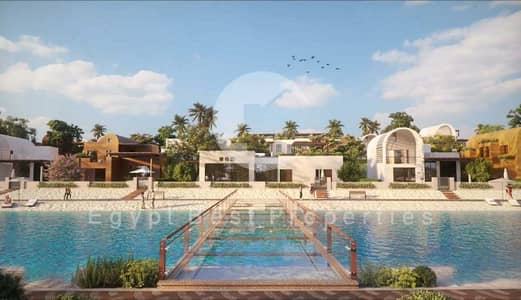 OWN LUXURY  ONE STORY VILLA PRIME LOCATION PANORAMIC SEA VIEW  FULLY FINISHED WITH  0%DP NEW GOUNA BY ORASCOM
