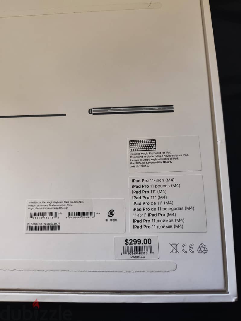 New Ipad 11" magic keyboard A2975 1