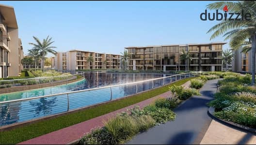 For sale: 49 sqm hotel apartment at Rotana, Marvel New Zayed, Alexandria Desert Road, opposite Sphinx Airport. 8% down, 8-year installments.
