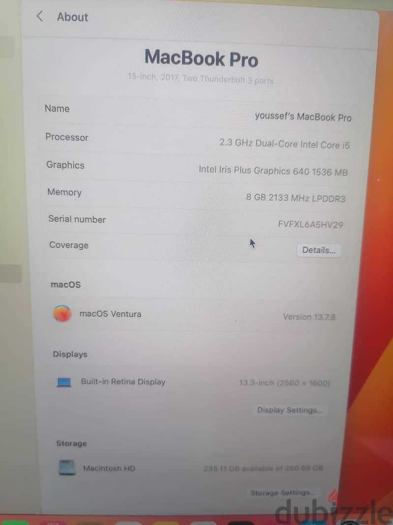 macbook pro2017 6