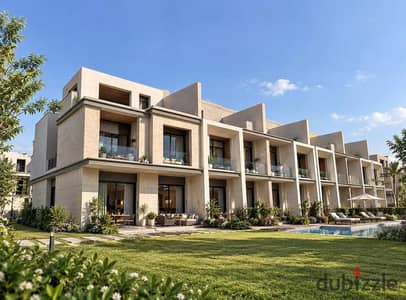 تاون هاوس متشطب بالكامل فى بى اكس على أعلى نقطة فى بالم هيلز بجانب نيو جيزة PX Palm Hills