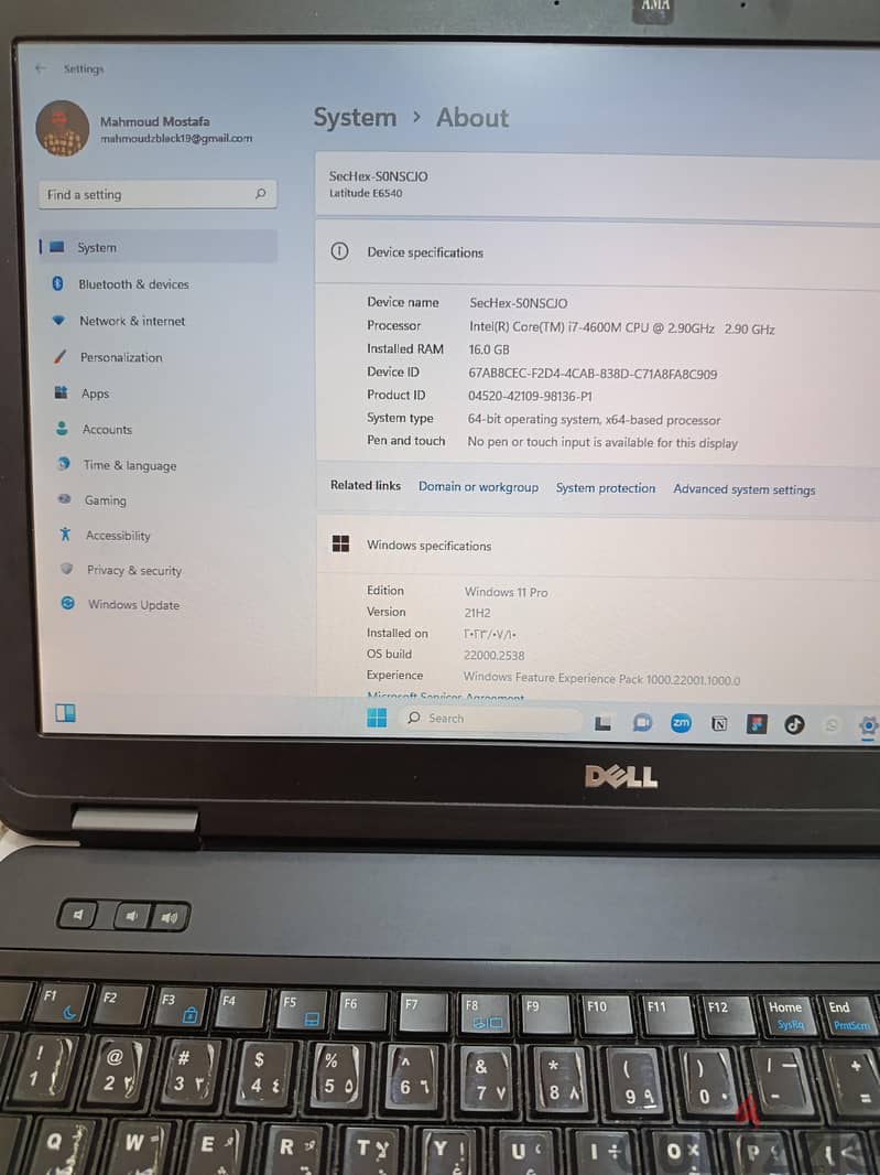 Dell latitude 6540e 3
