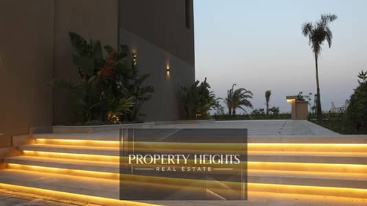 Rare 1st Row Golf Twin House in Gold Cliff, New Giza, offering a spacious plot, fully finished interiors, and a premium golf-front location.