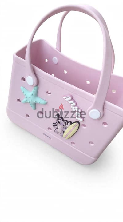 Bogg Bag Disney بيتش باج أصلي بينك كالجديدة