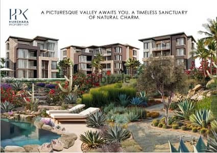 Sea & Valley View 1BR Apartment for Sale | Bay West Valley, Soma Bay, Hurghada