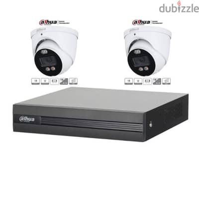 طقم كاميرات يتكون من ٦ كاميرات + جهاز DVR