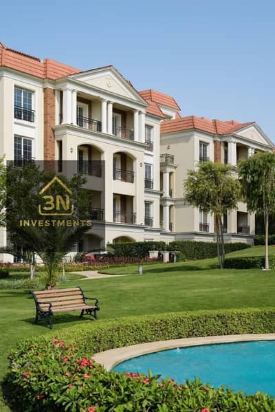 153 sqm apartment for sale, finished, with installments over the longest period. Prime location in Fifth Settlement, minutes from the American Univers