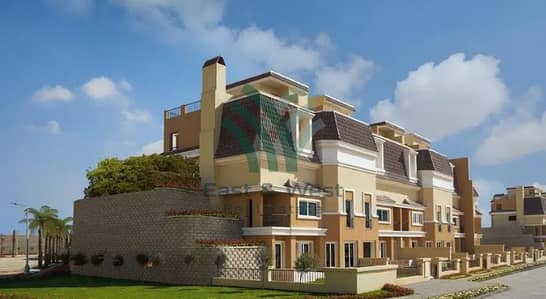 S-Villa for sale at an exceptional price with a distinctive view in Sarai Compound,Mostakbal City. Immediate delivery, ready for occupancy, true North