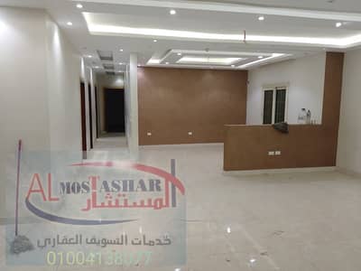 شقة للإيجار بالحي التاسع – المجاورة الرابعة | الشيخ زايد  • مساحة 230 متر • دور أرضي مرتفع • تشطيب سوبر لوكس •