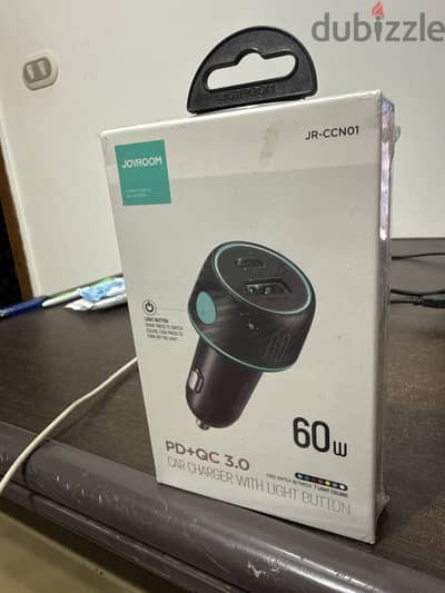 شاحن عربية  joyroom 60 w PD +QC 3.0