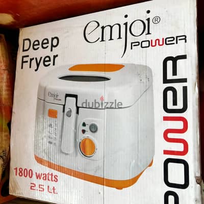 Emjoi power deep fryer قلاية تركي كبيرة الحجم