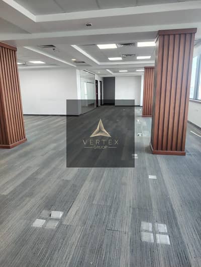 Ready for immediate pickup Office space on the first floor on the southern ninety Direct New Cairo Fifth Settlement