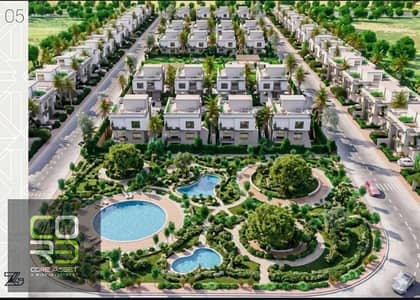 استاند الون فيلا للبيع  | zayed greens2 compound | ف نيو زايد حوض 1 ودقايق لوصله دهشور اهم المحاور الرئيسيه