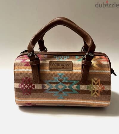 Wrangler Aztec Barrel Satchel Crossbody