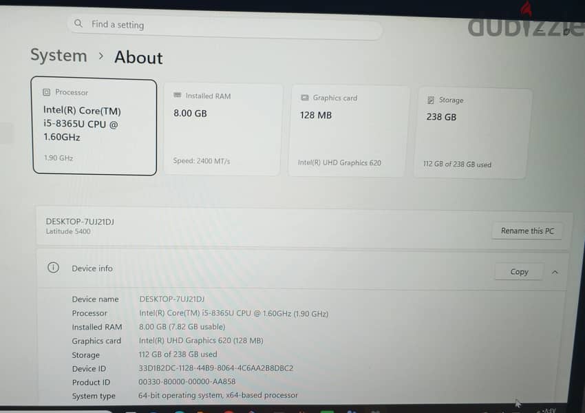 Dell Latitude 5400 1