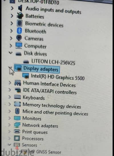 لاب hp i5 جيل خامس   بدون عيوب