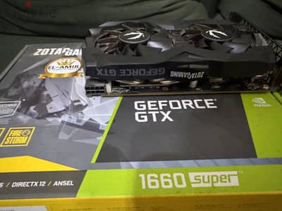 كارت شاشه 1660 super zotac