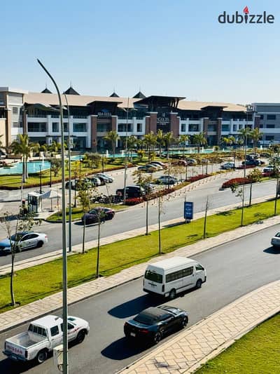 قدام all season mall شقة 140م تشطيب خاص فيو مفتوح