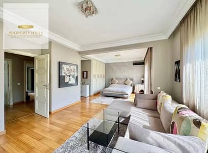 Patio Town Side Villa for sale in the heart of fifth settlement new Cairo Landscape view 12% down payment with installment over 9 years