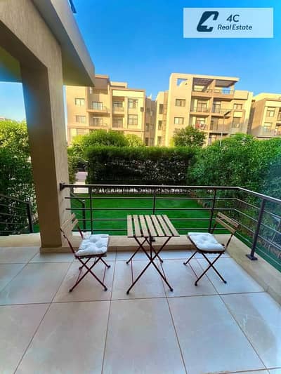Apartment for sale with garden 115 m lowest price ready to move fully finished open view in Al Marasem Fifth Square Golden Square Fifth Settlement