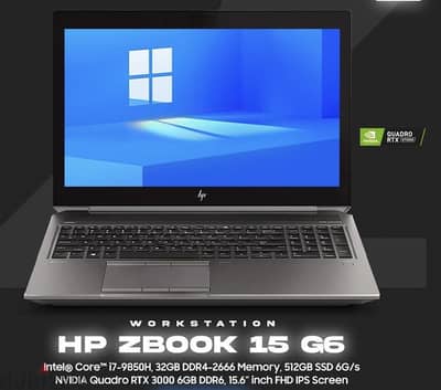 HP Zbook 15 G6