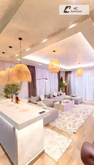 بأقل من سعر الماركت سينيور شاليه بجاردن تشطيب الترا سوبر لوكس بالفرش400 م Open view ريسيل في هاسيندا باي بتقسيمه مميزة جاهز للمعاينه و السكن