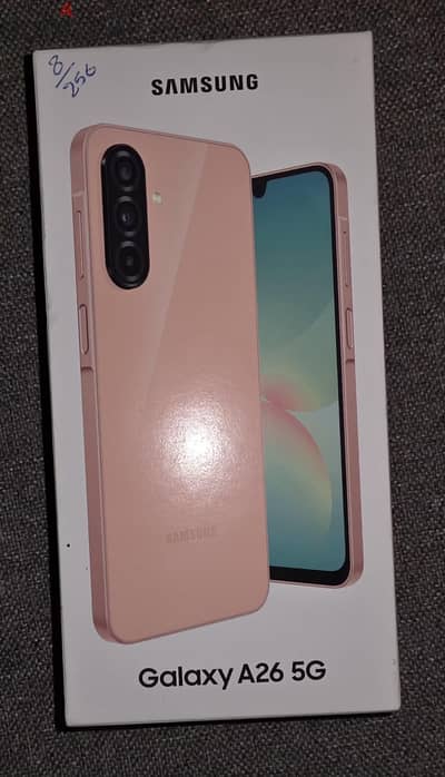 سامسونج Galaxy A26 5G جديد "زيرو" بالكرتونة متبرشم (256/8)