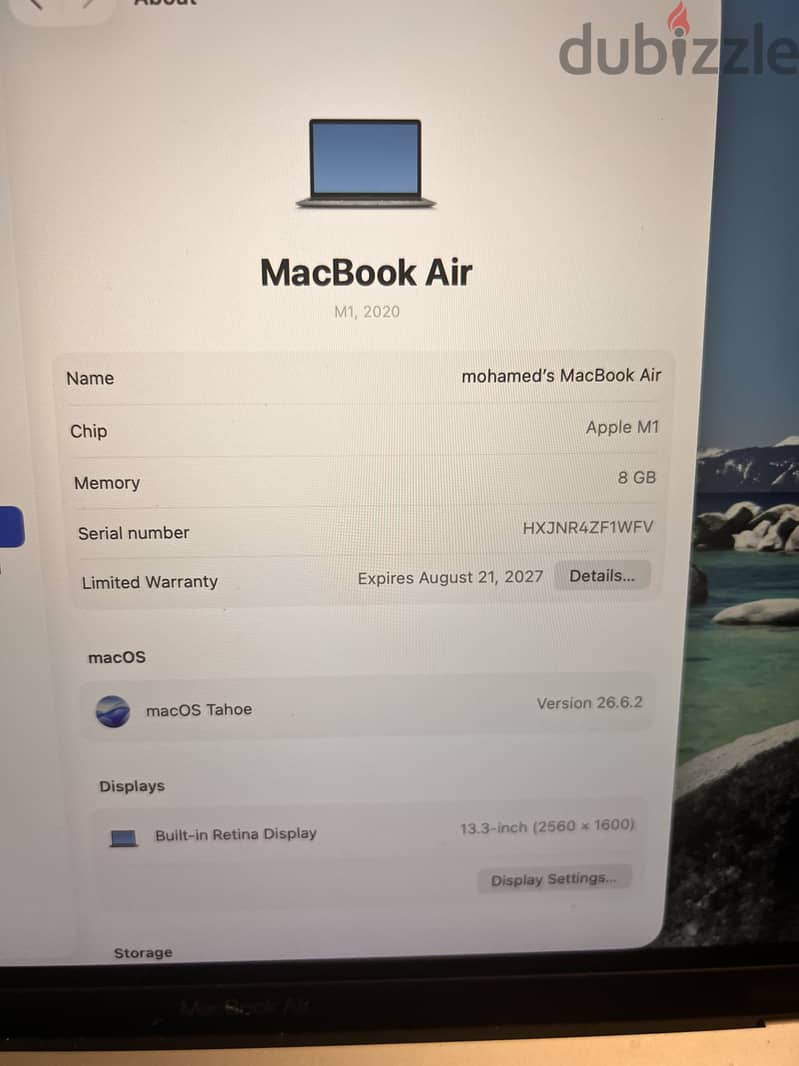 MacBook  air m1 4
